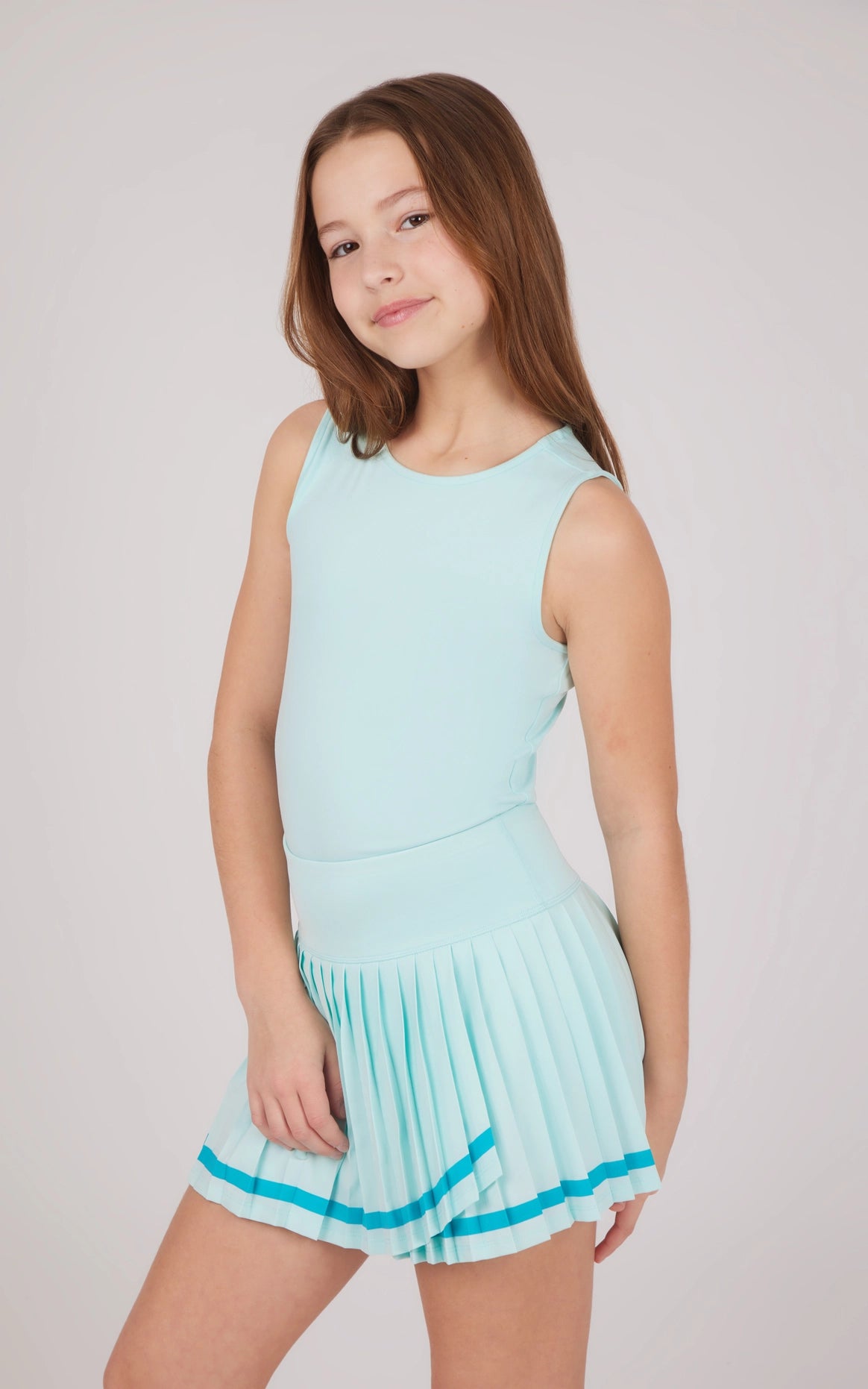 Kid's Practice Set - Tank Top & Pleated Skort