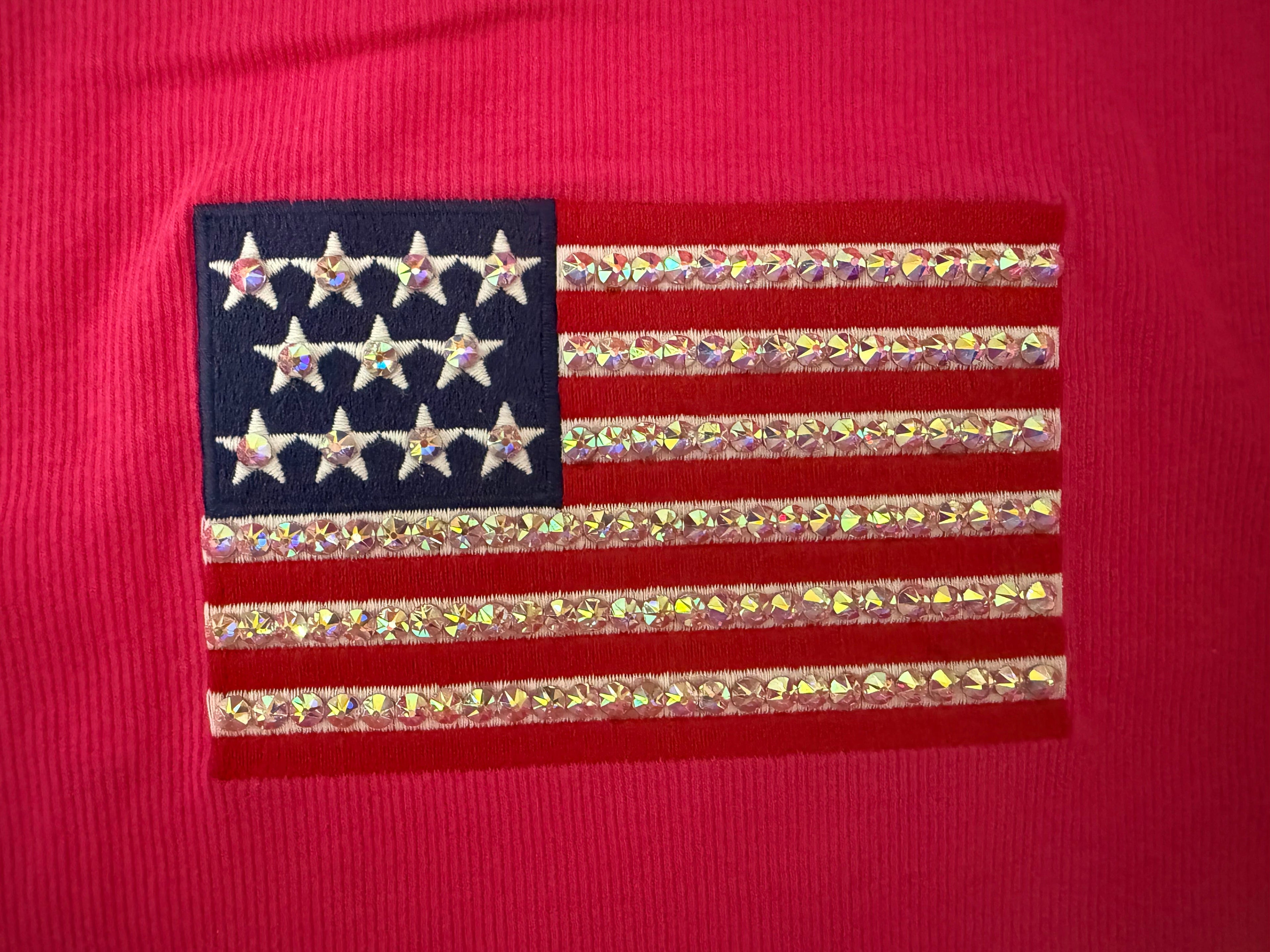 American Flag Tank Top