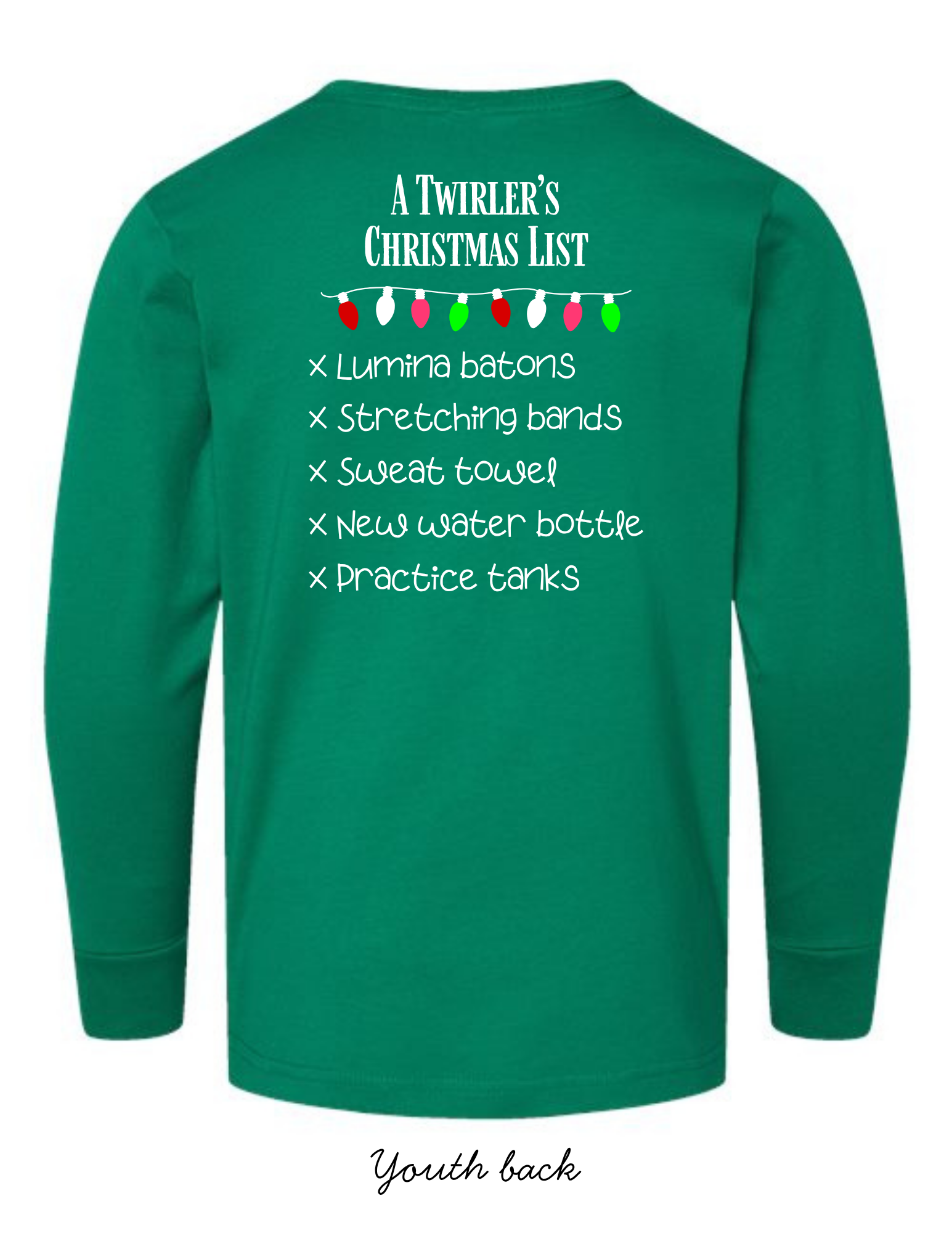 Twirler's Christmas List Long-Sleeve Shirt