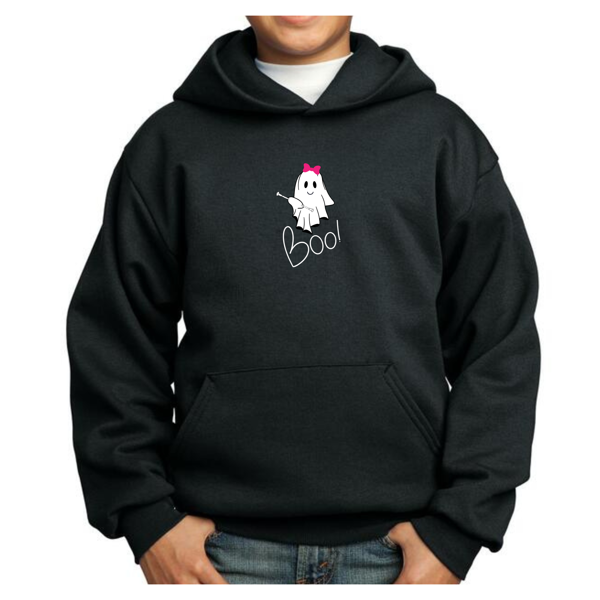 Baton Bow Boo T-Shirt, Crewneck, or Hoodie