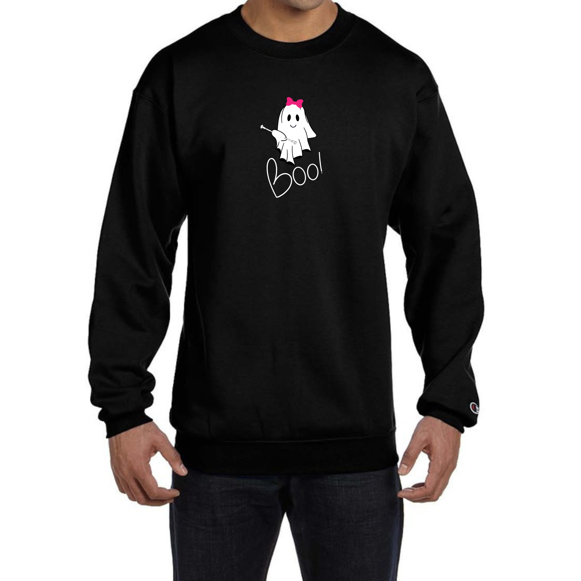 Baton Bow Boo T-Shirt, Crewneck, or Hoodie