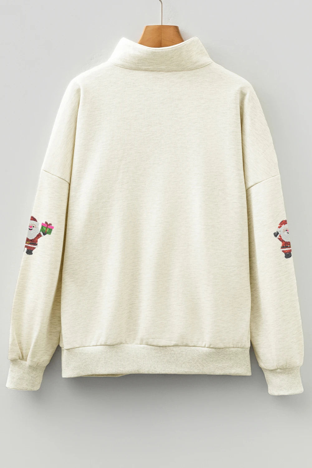 Sequin Santa Pullover