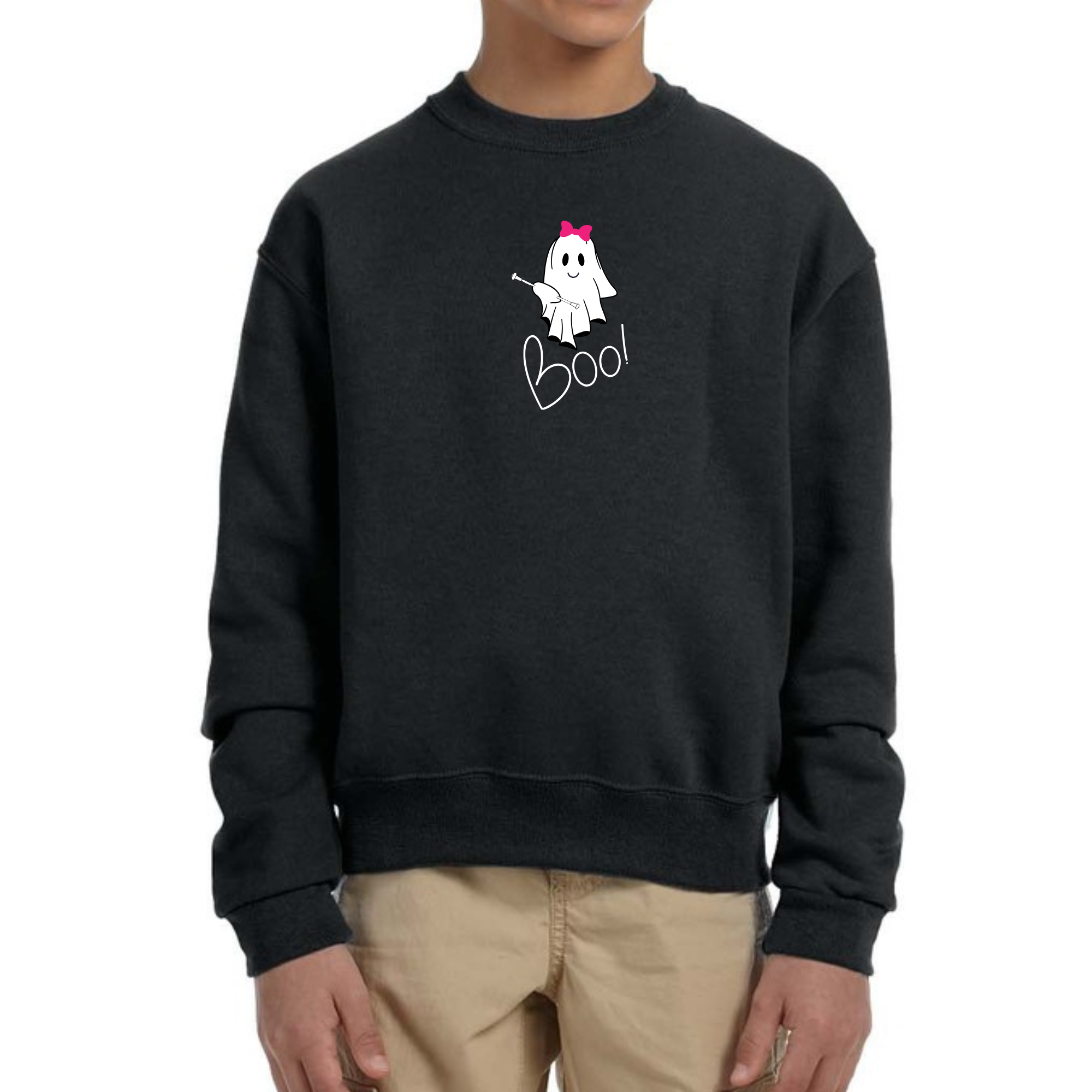 Baton Bow Boo T-Shirt, Crewneck, or Hoodie