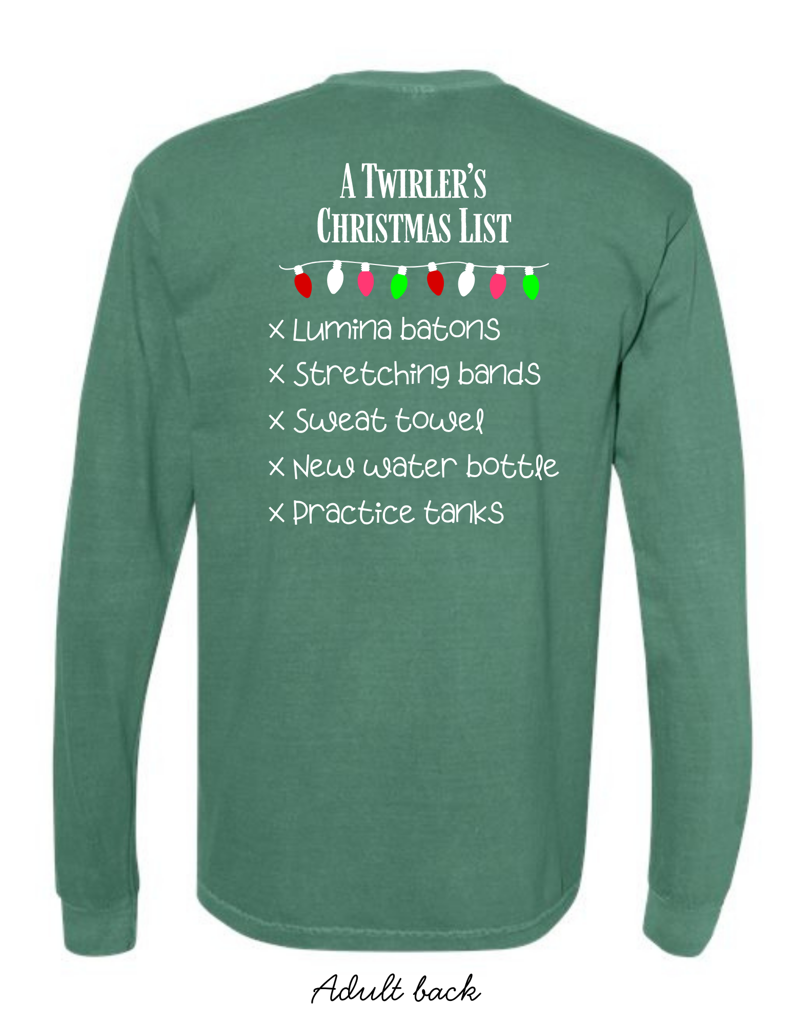 Twirler's Christmas List Long-Sleeve Shirt