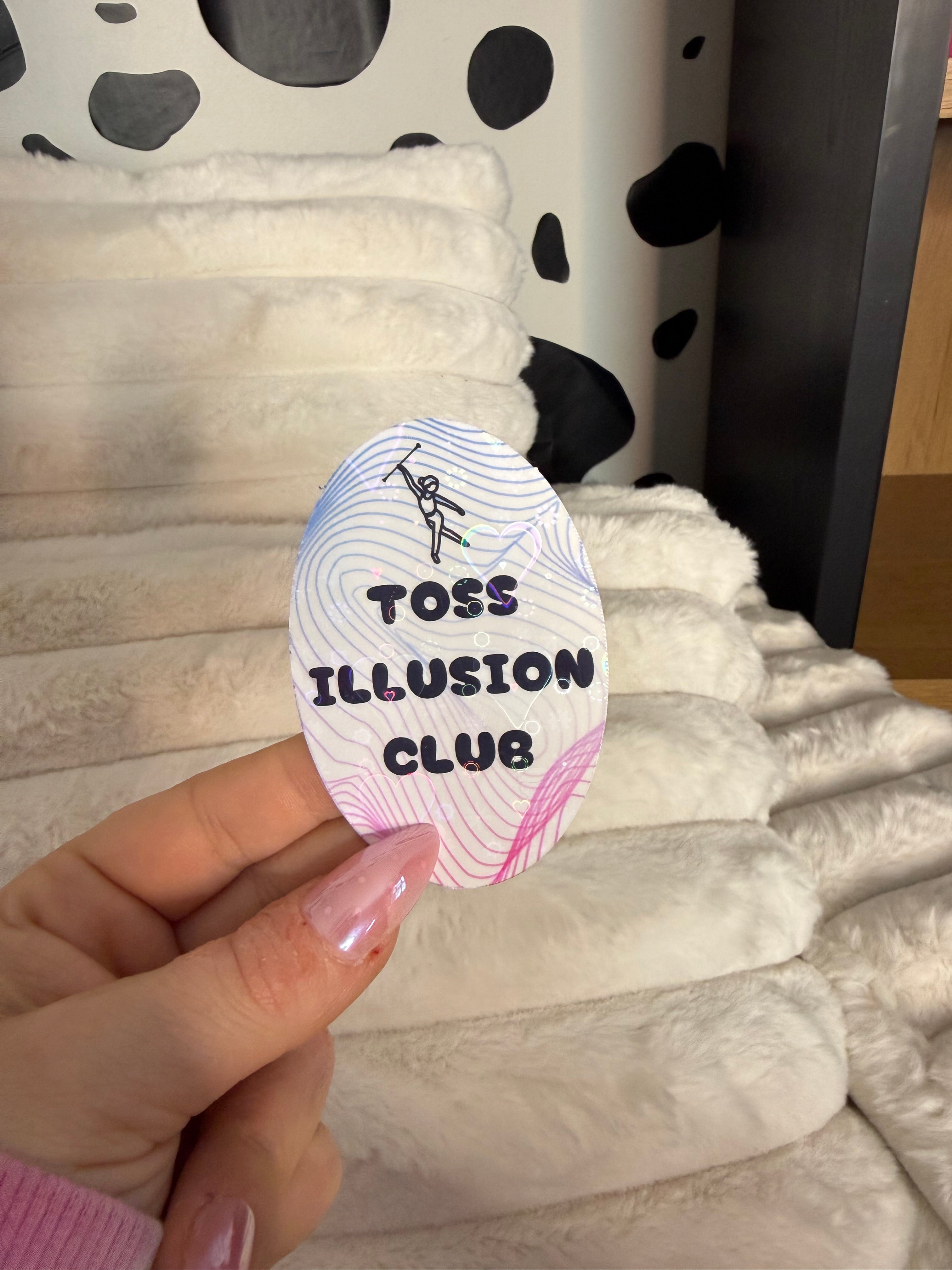 Toss Illusion Sticker