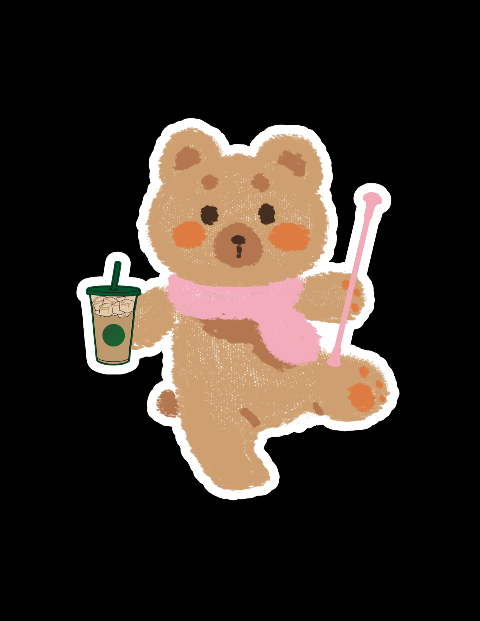 Starbies Bear Sticker