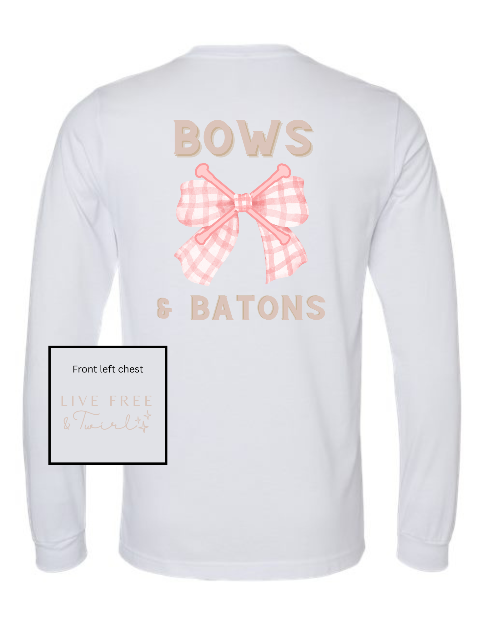 Bows & Batons Long-Sleeve T-Shirt