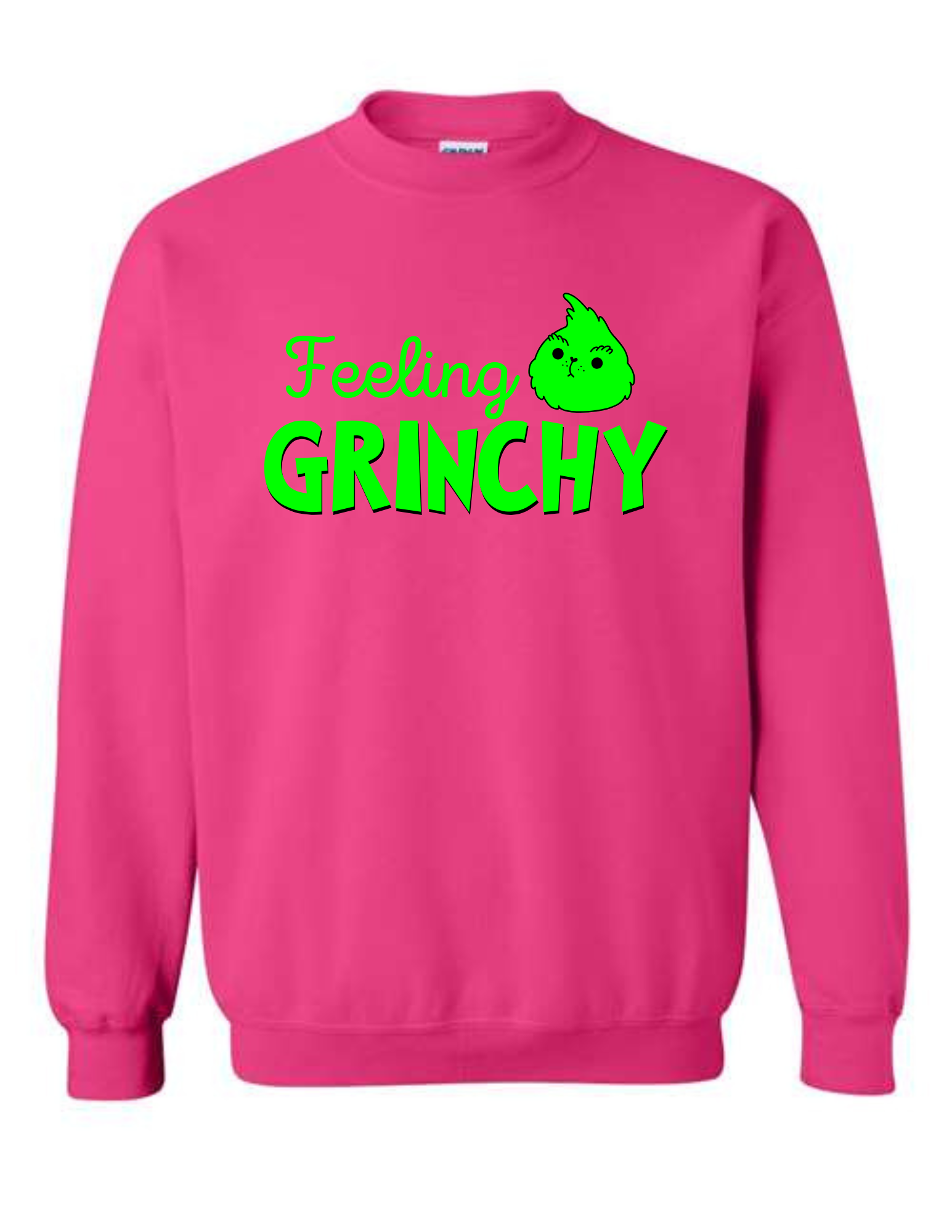 Feeling Grinchy Crewneck Sweatshirt or T-Shirt