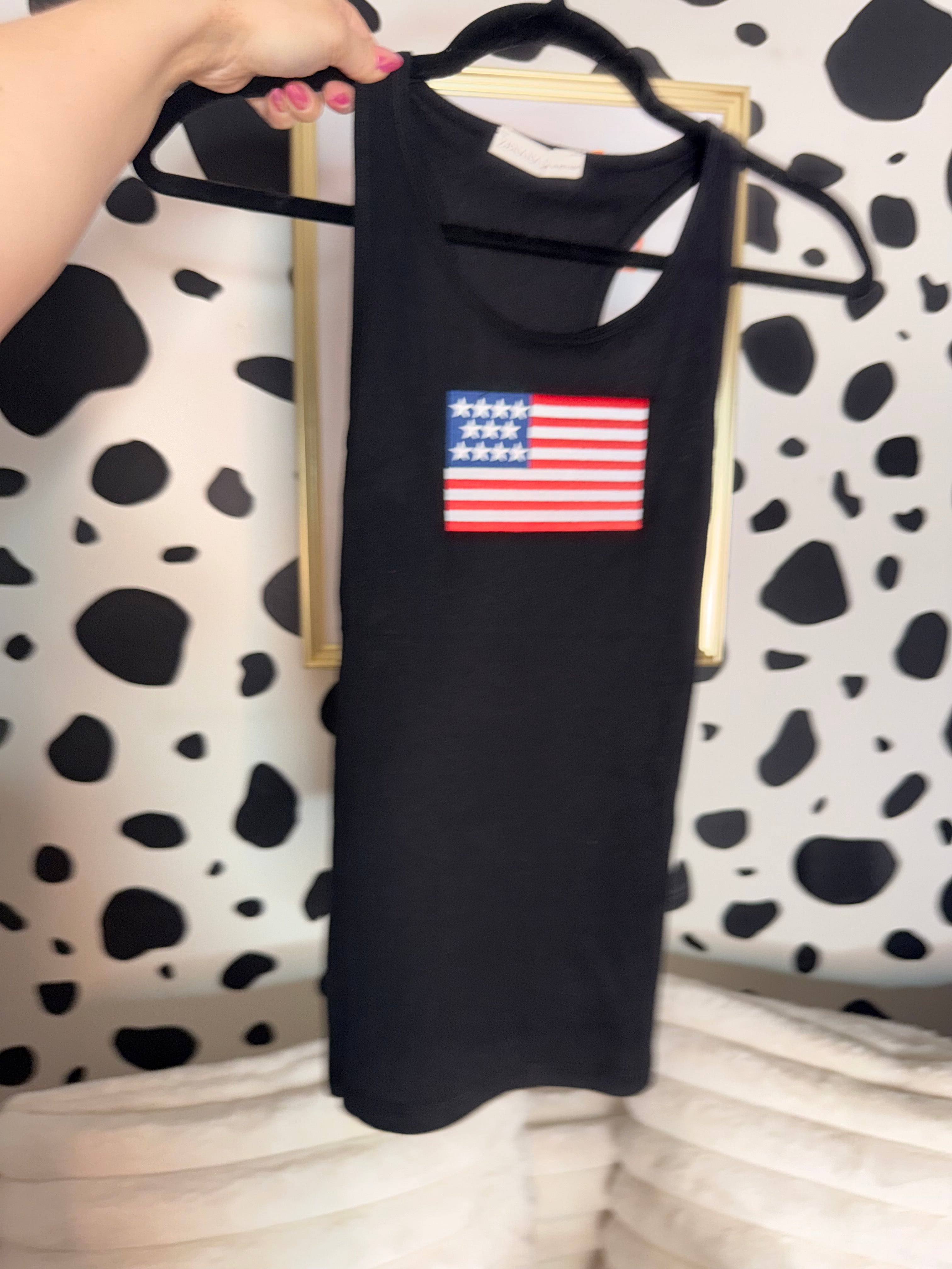 American Flag Tank Top