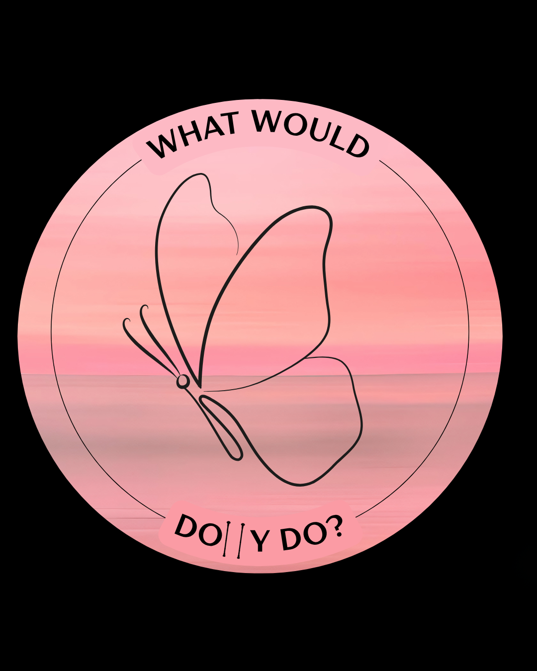 What Would Dolly Do? Sticker