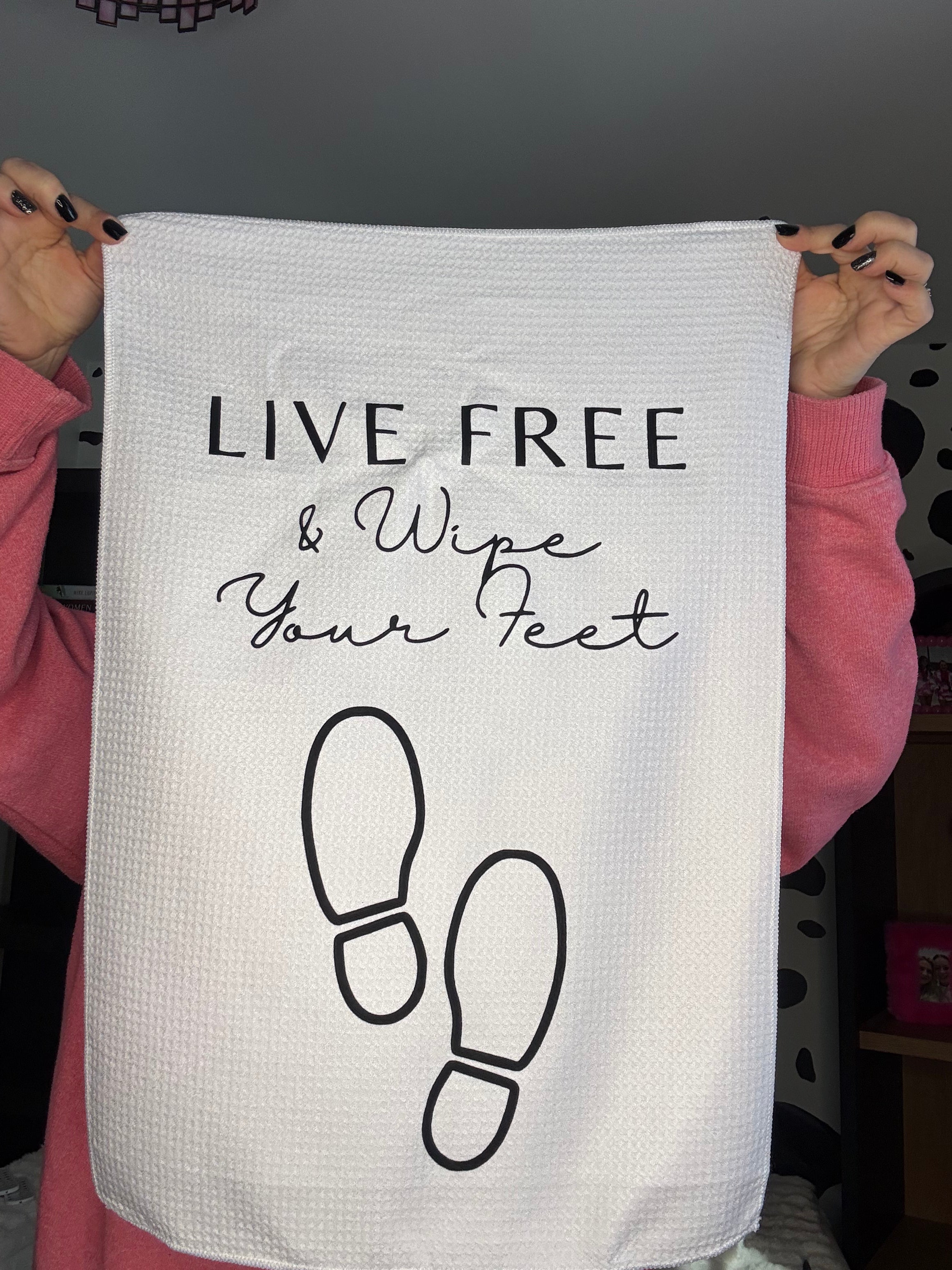 Wipe Your Feet Foot Towel