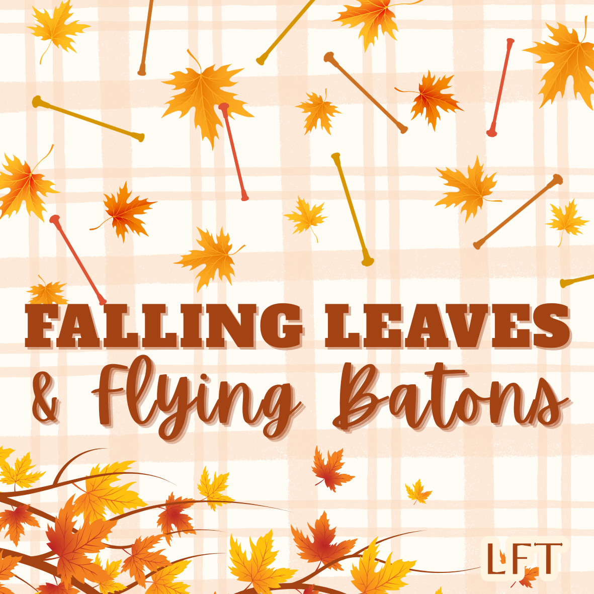 Falling Leaves & Flying Batons Sticker