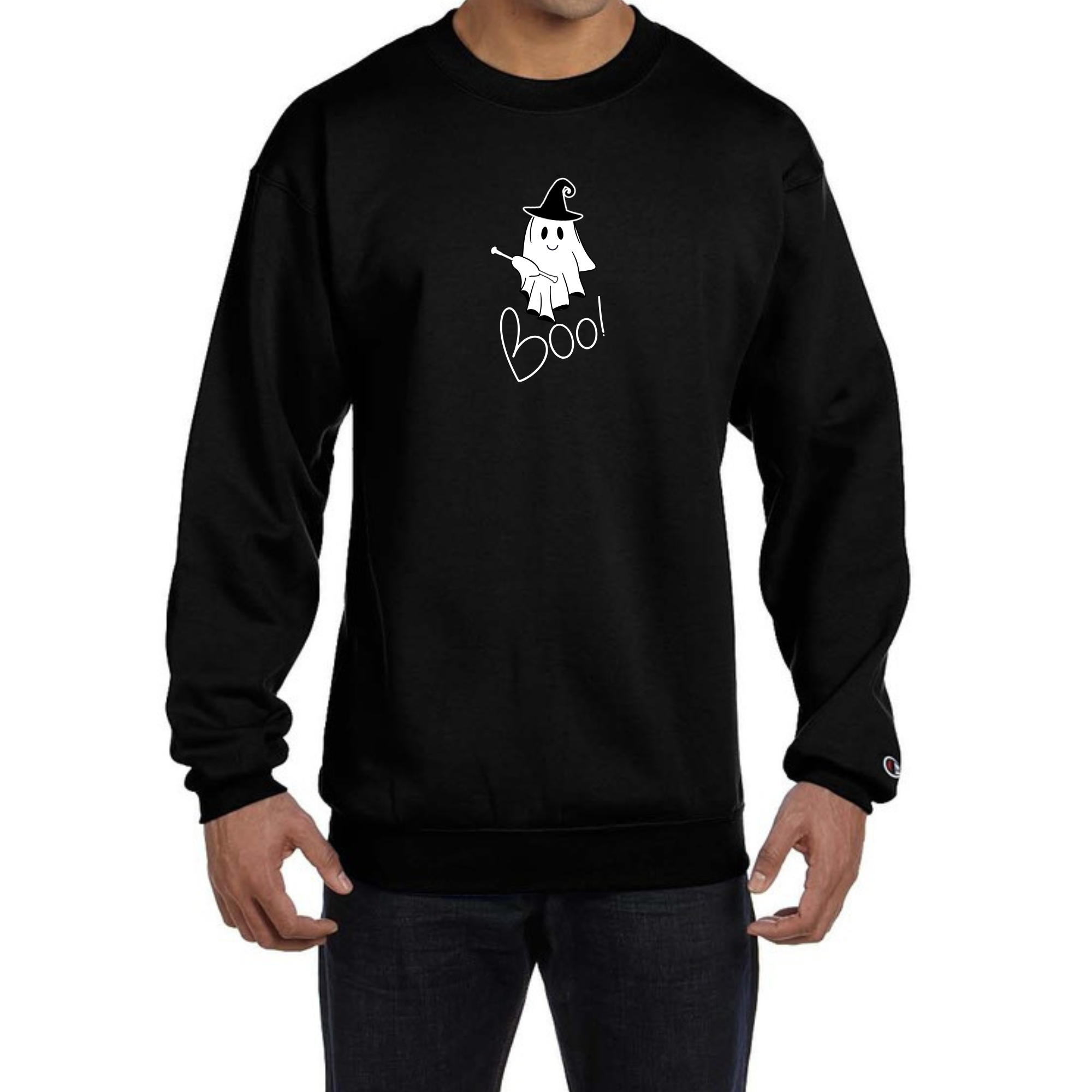 Witchy Baton Boo T-Shirt, Crewneck, or Hoodie