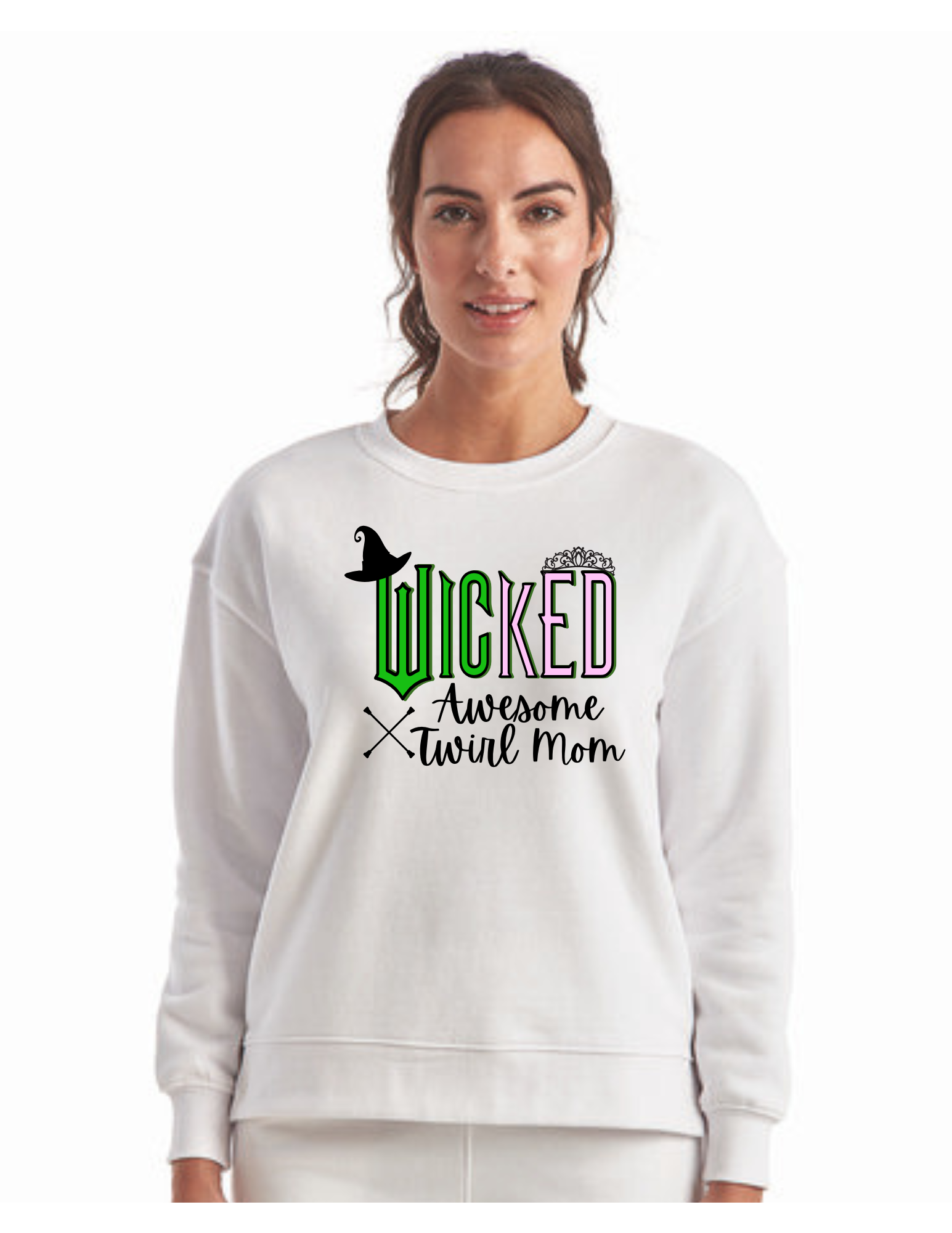 Wicked Awesome Twirl Mom Sweatshirt