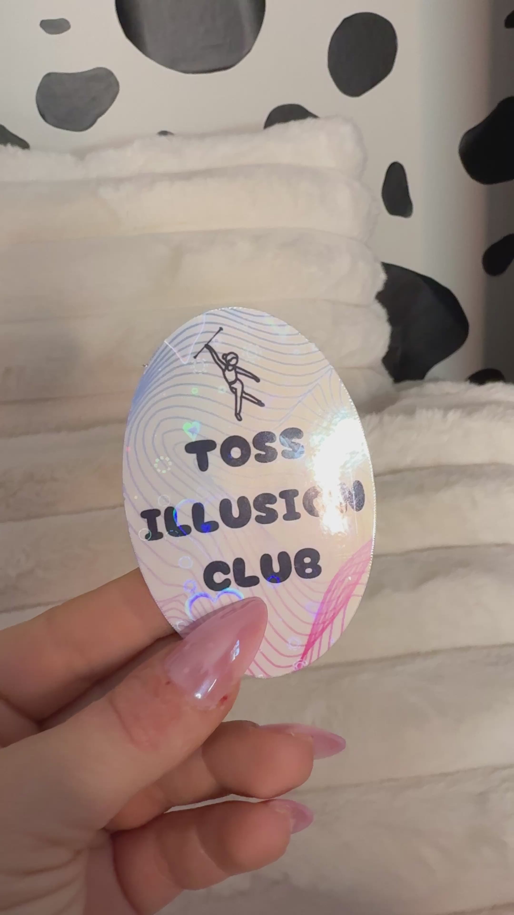 Toss Illusion Sticker
