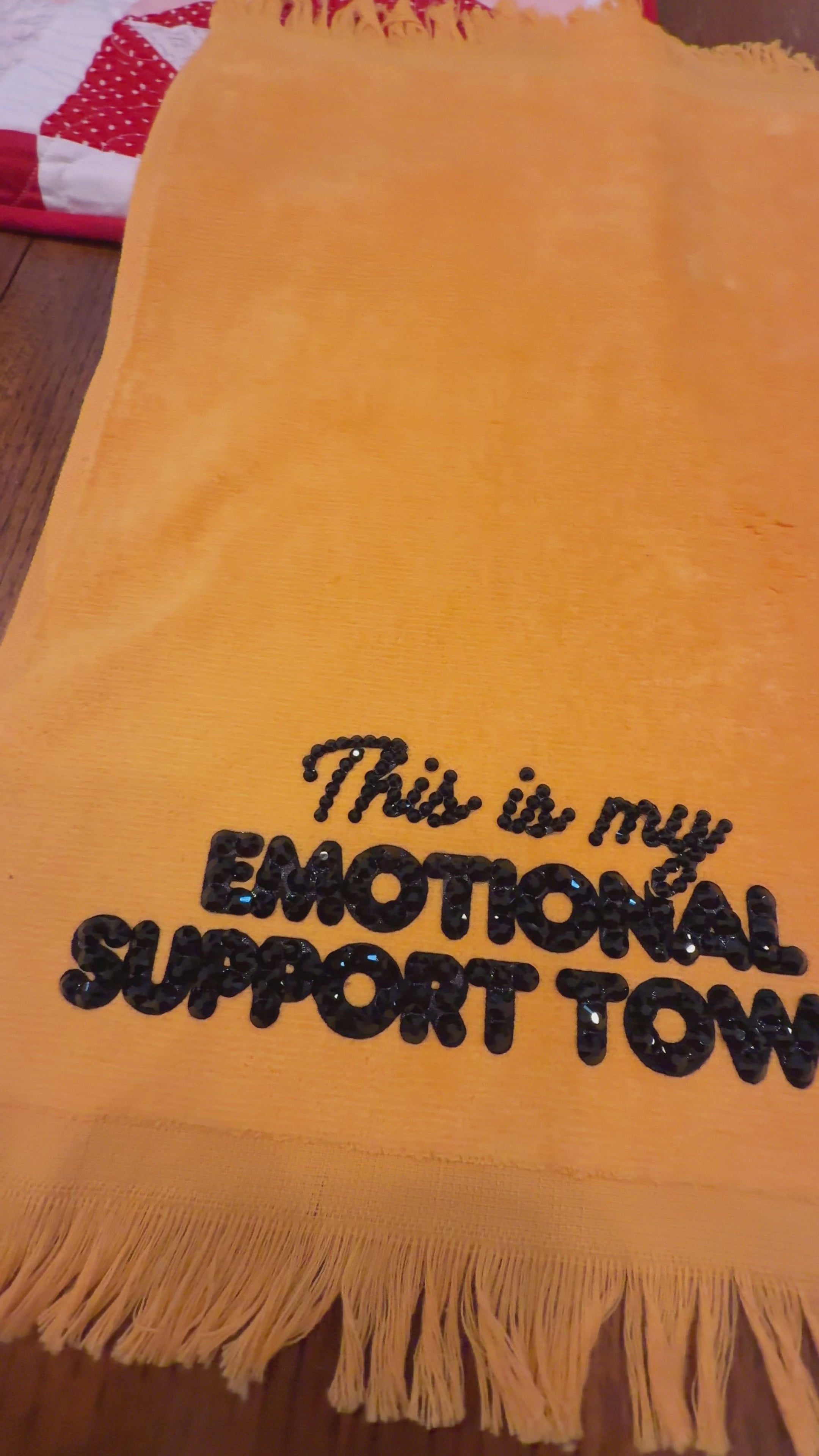 Emotional Support Sweat Towel