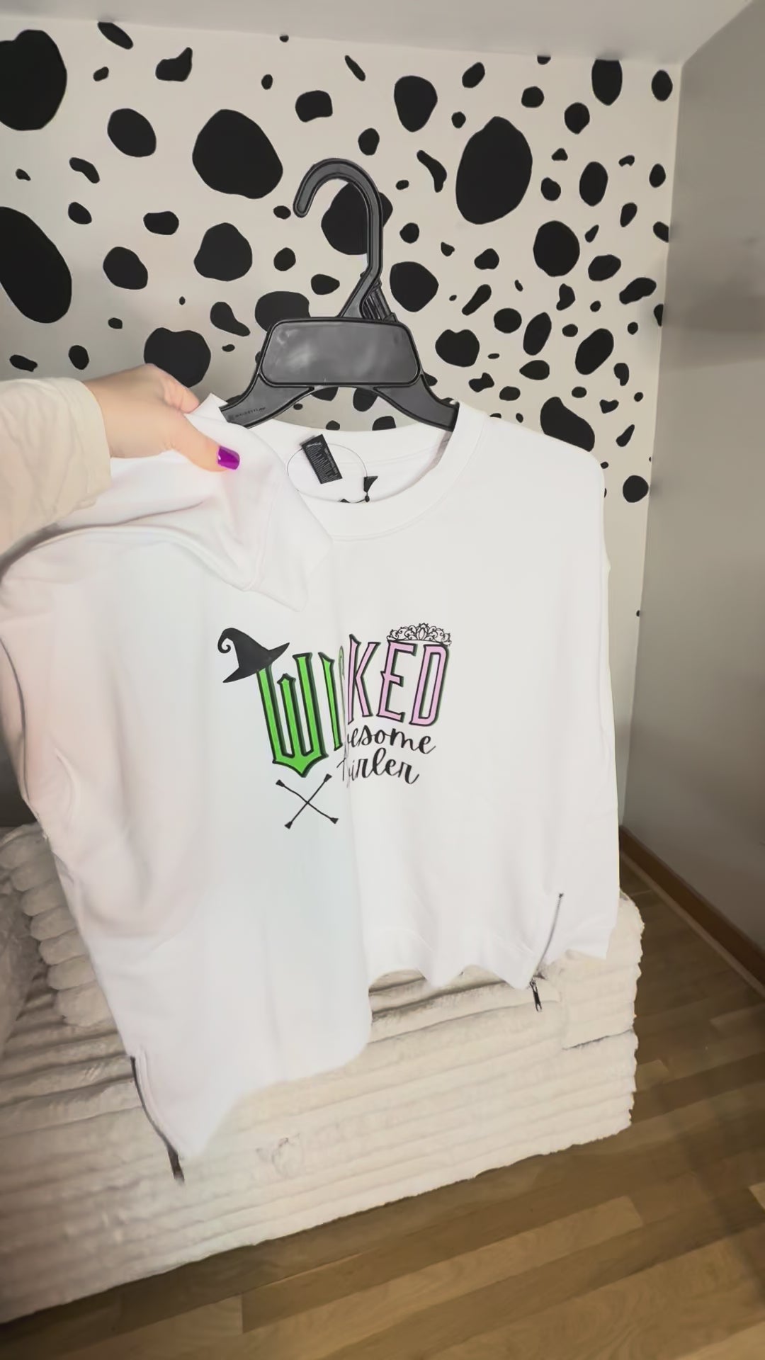 Wicked Awesome Twirl Mom Sweatshirt