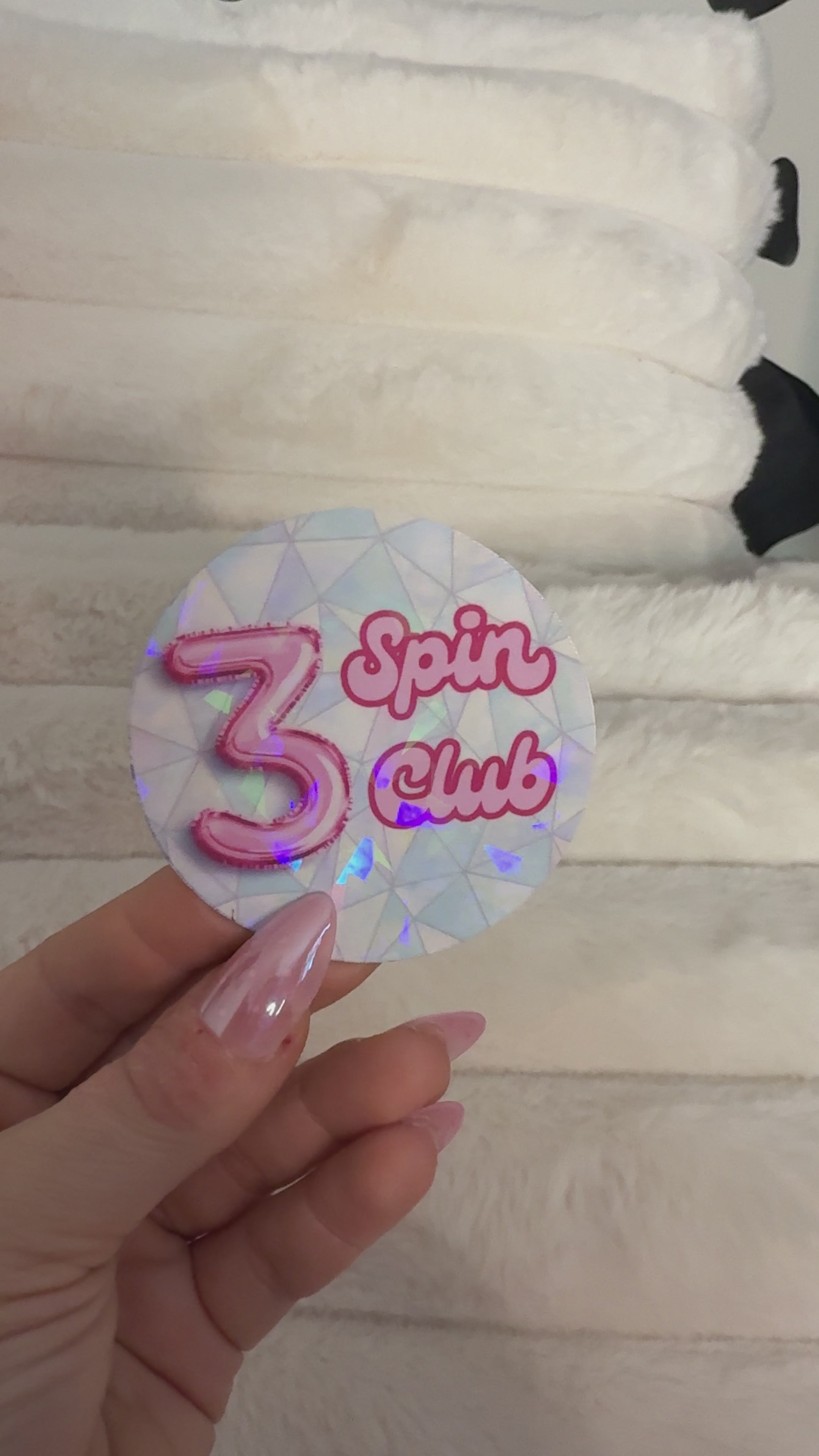 3 Spin Club Sticker